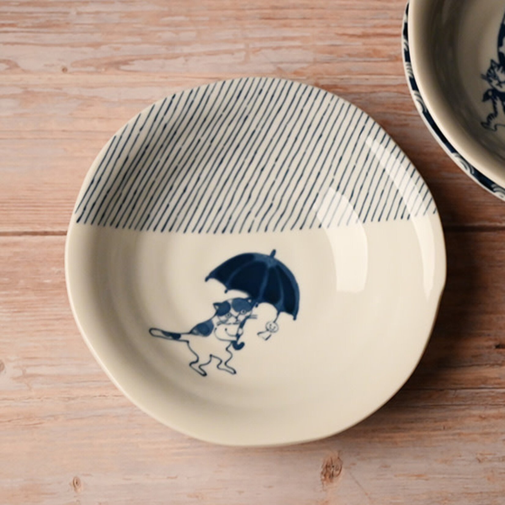 Bowl 6.5"Dx1.5"H 12oz - Cat in the Rain - YG560-CT9