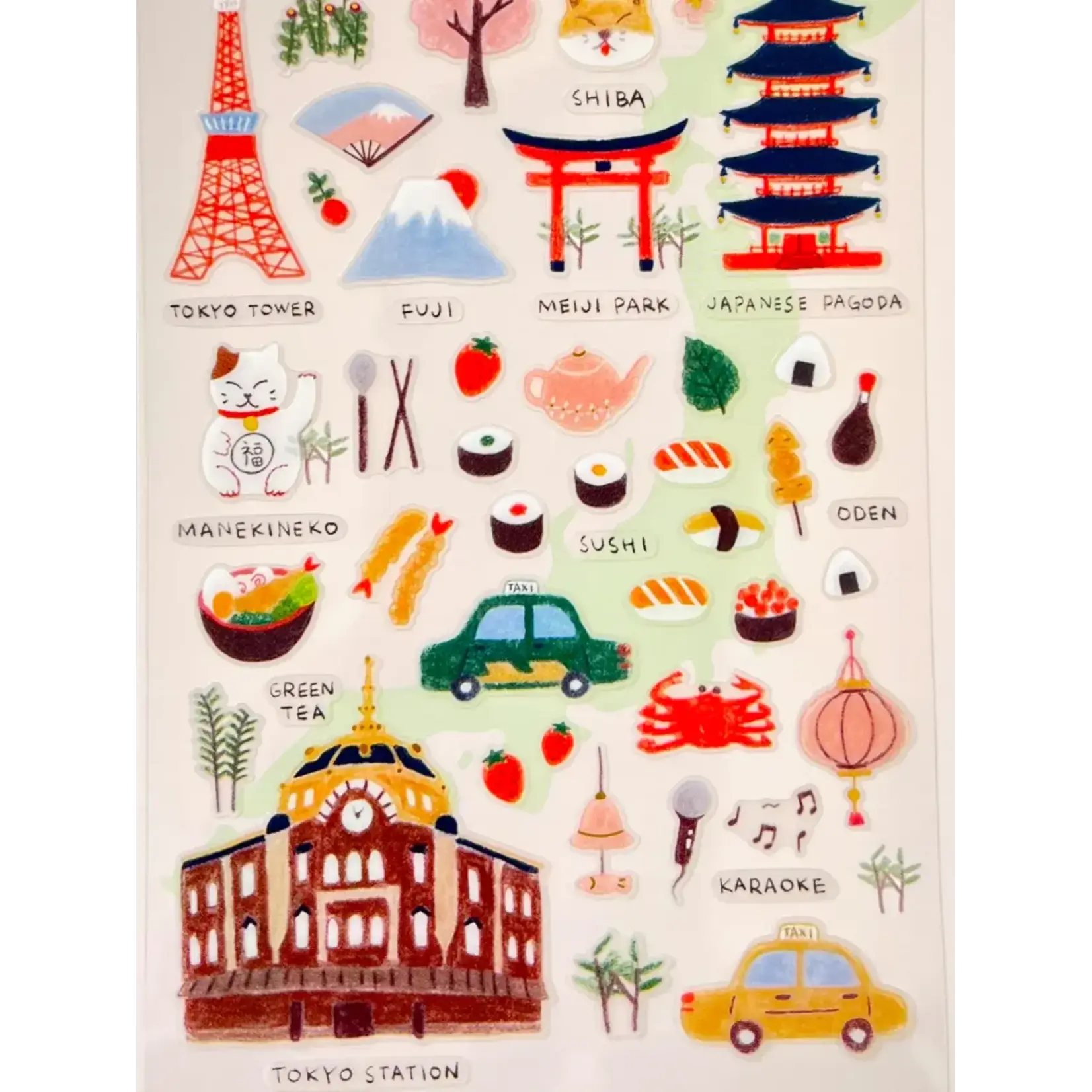 Suatelier Daily Tokyo Life Stickers - 01082