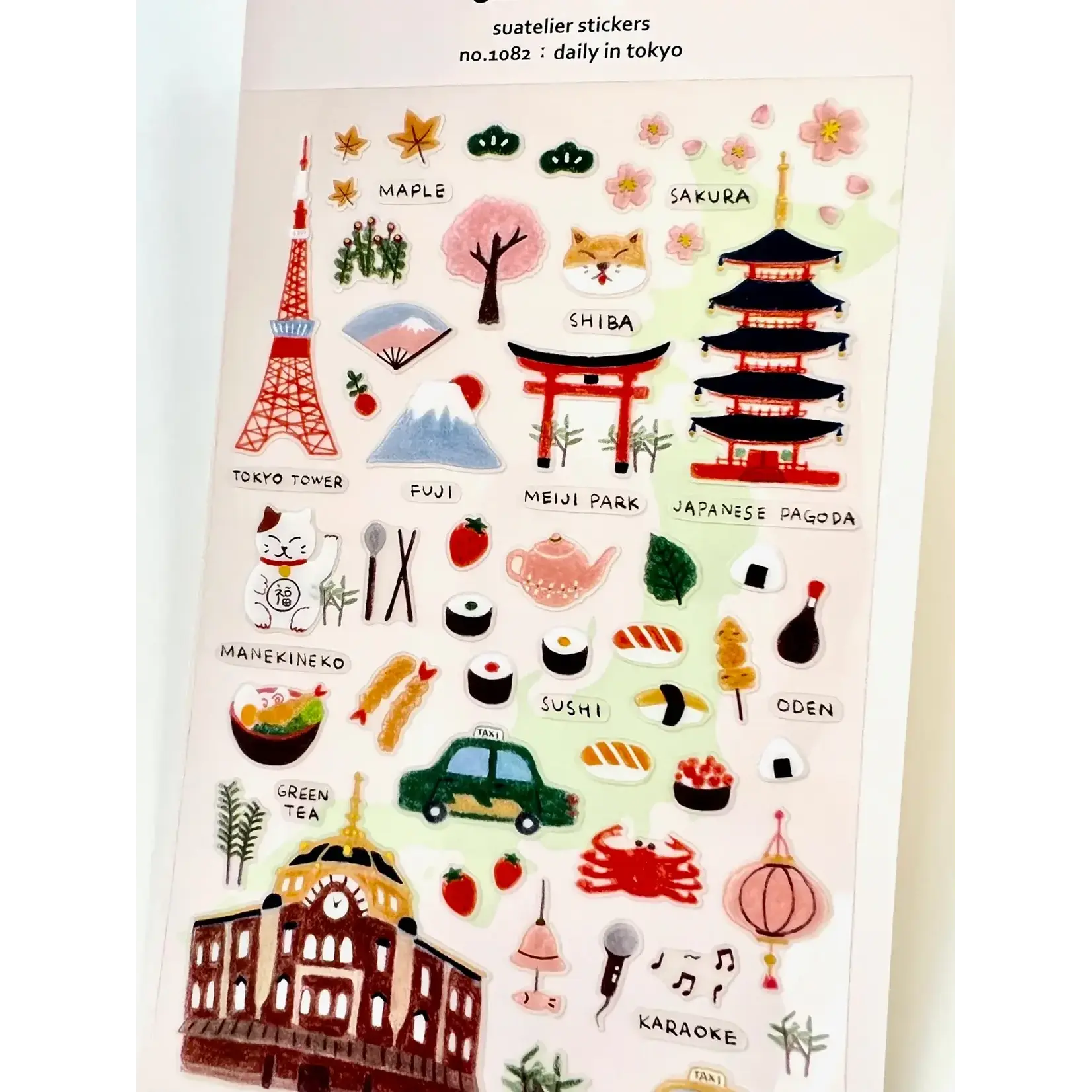 Suatelier Daily Tokyo Life Stickers - 01082