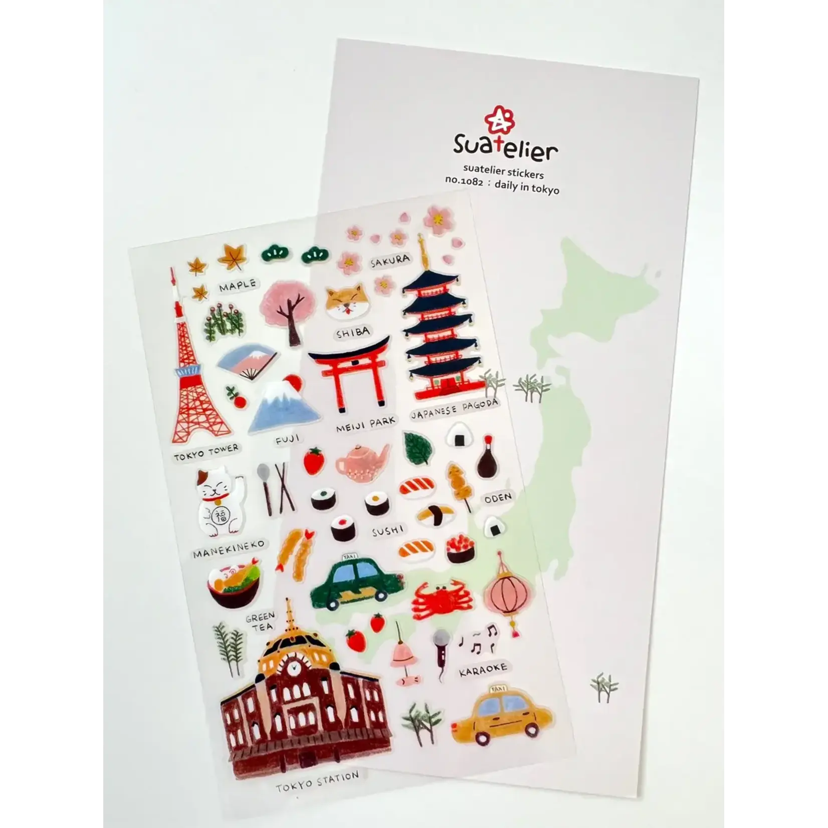 Suatelier Daily Tokyo Life Stickers - 01082