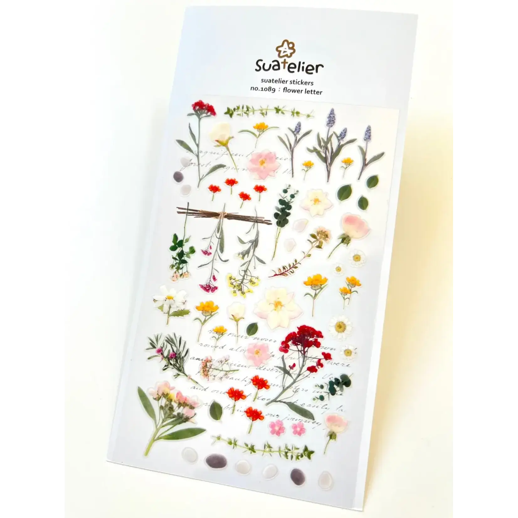 Suatelier Flower Letter Stickers - 01089