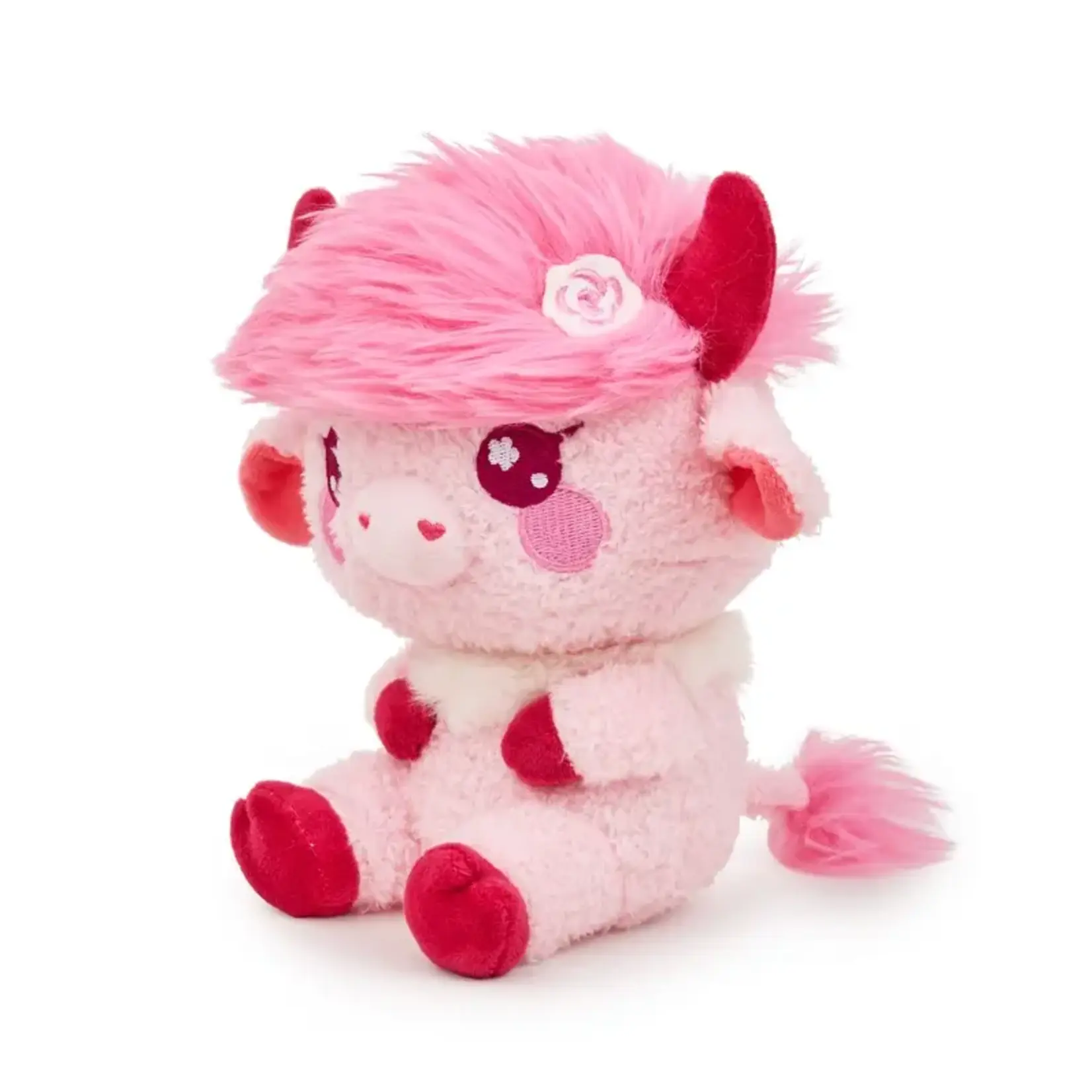 Cuddle Barn Lil Series - Rose Highland Cow (Scented Floral Flowers)