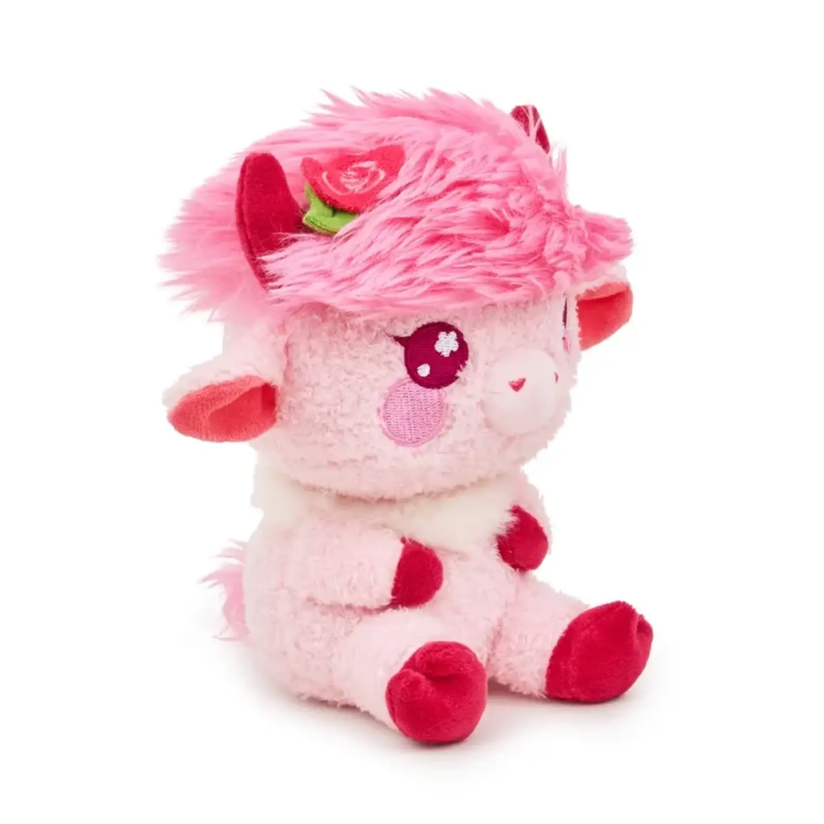 Cuddle Barn Lil Series - Rose Highland Cow (Scented Floral Flowers)