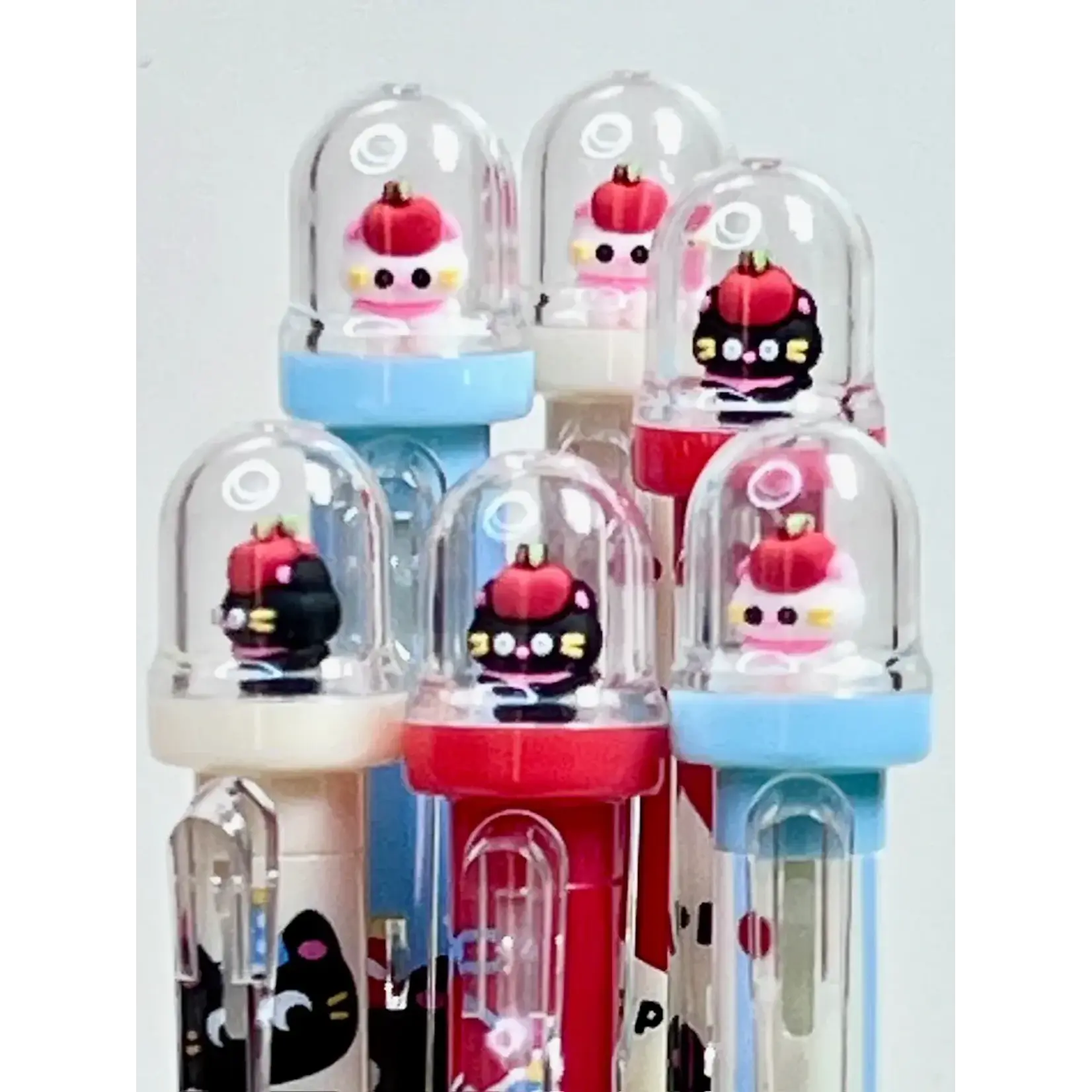 Apple Cat Retractable Gel Pen - 22725