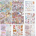 3D Diorama Lifestyle Stickers - 11073