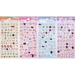 Japanese Cat Gel Stickers - 11080