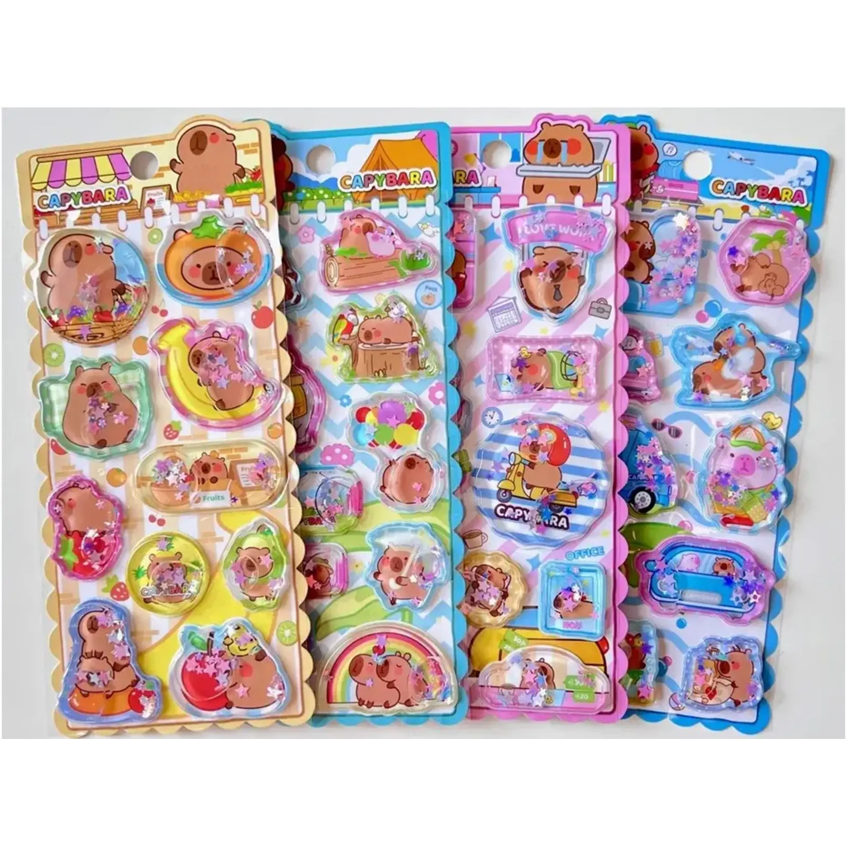 Capybara Water Stickers - 11093