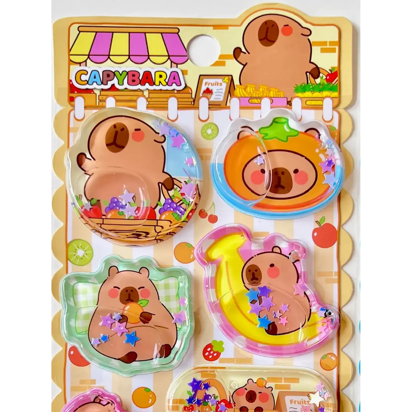 Capybara Water Stickers - 11093