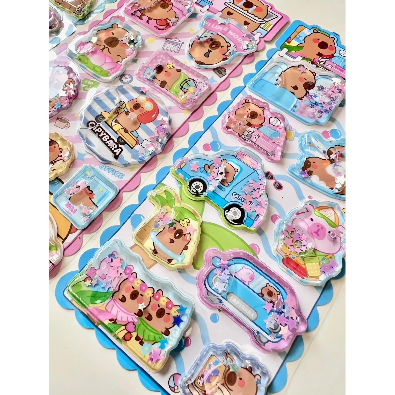 Capybara Water Stickers - 11093