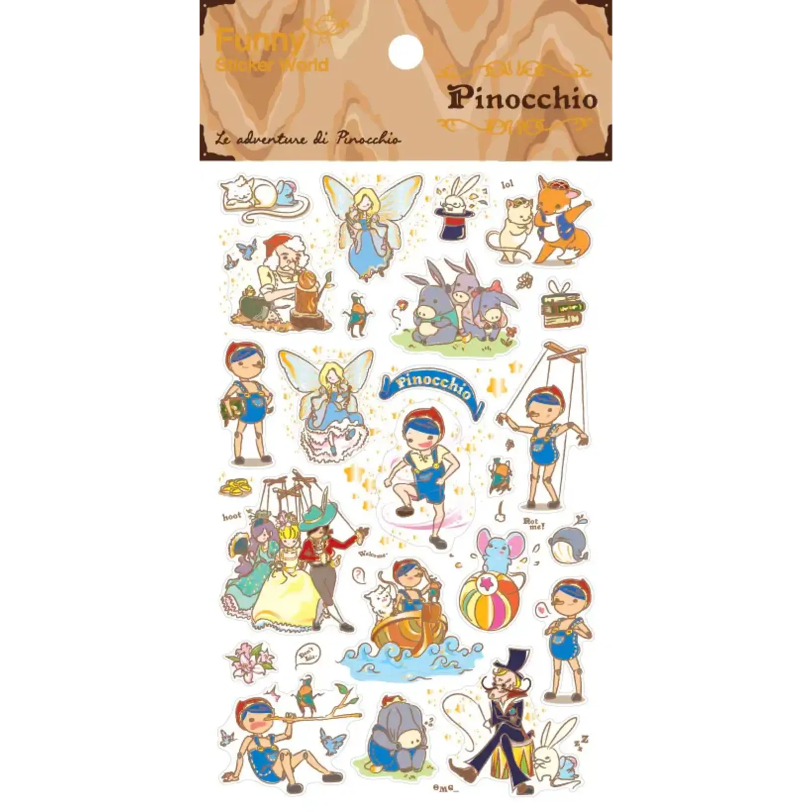 Pinocchio Fairy Tale Stickers - 40719