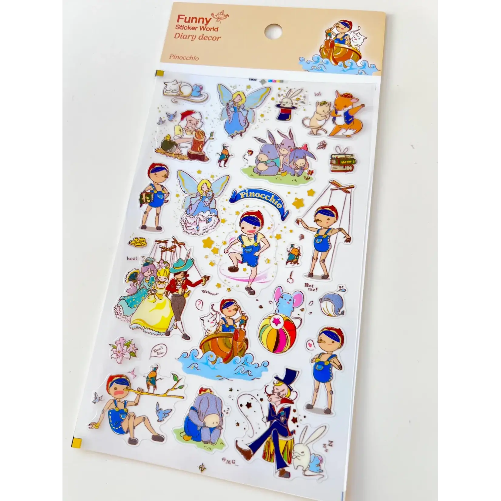 Pinocchio Fairy Tale Stickers - 40719
