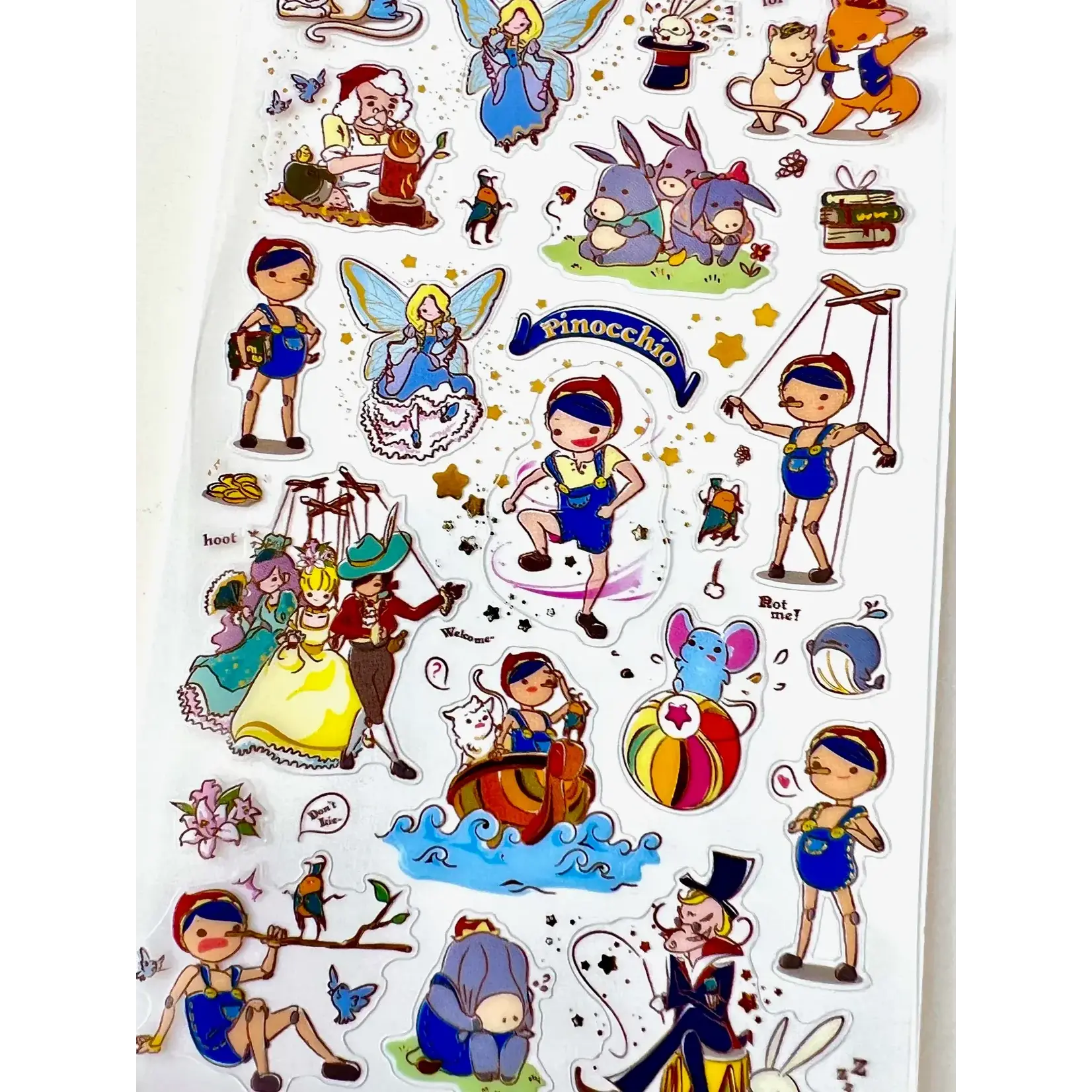 Pinocchio Fairy Tale Stickers - 40719