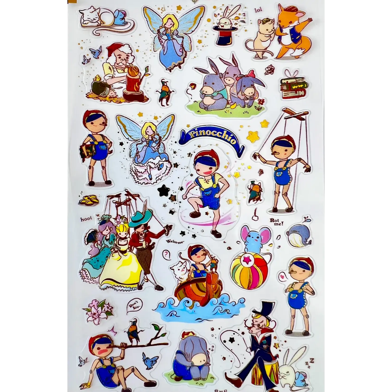Pinocchio Fairy Tale Stickers - 40719