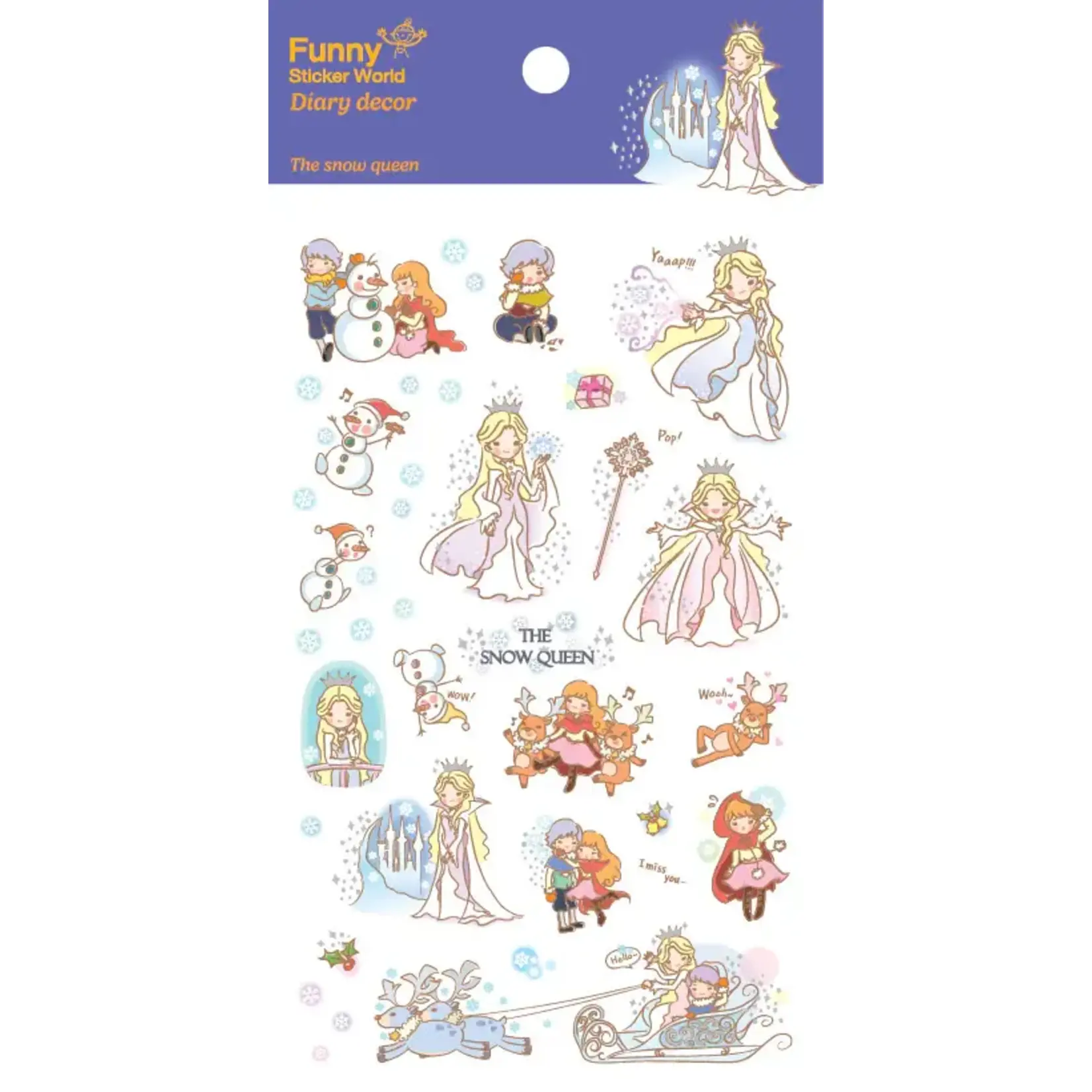 The Snow Queen Fairy Tale Stickers - 43413