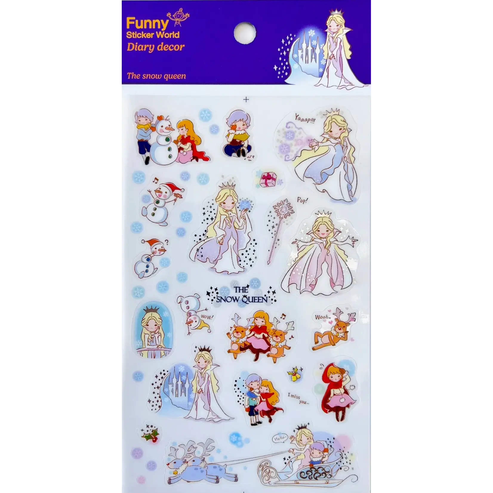 The Snow Queen Fairy Tale Stickers - 43413