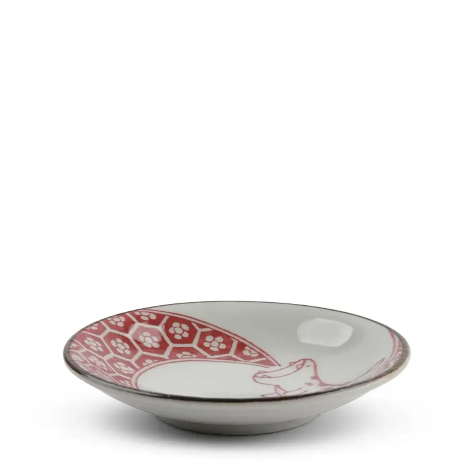 Imari-Style Dino 3.5" Sauce Dish "Akaenryu" - J6814