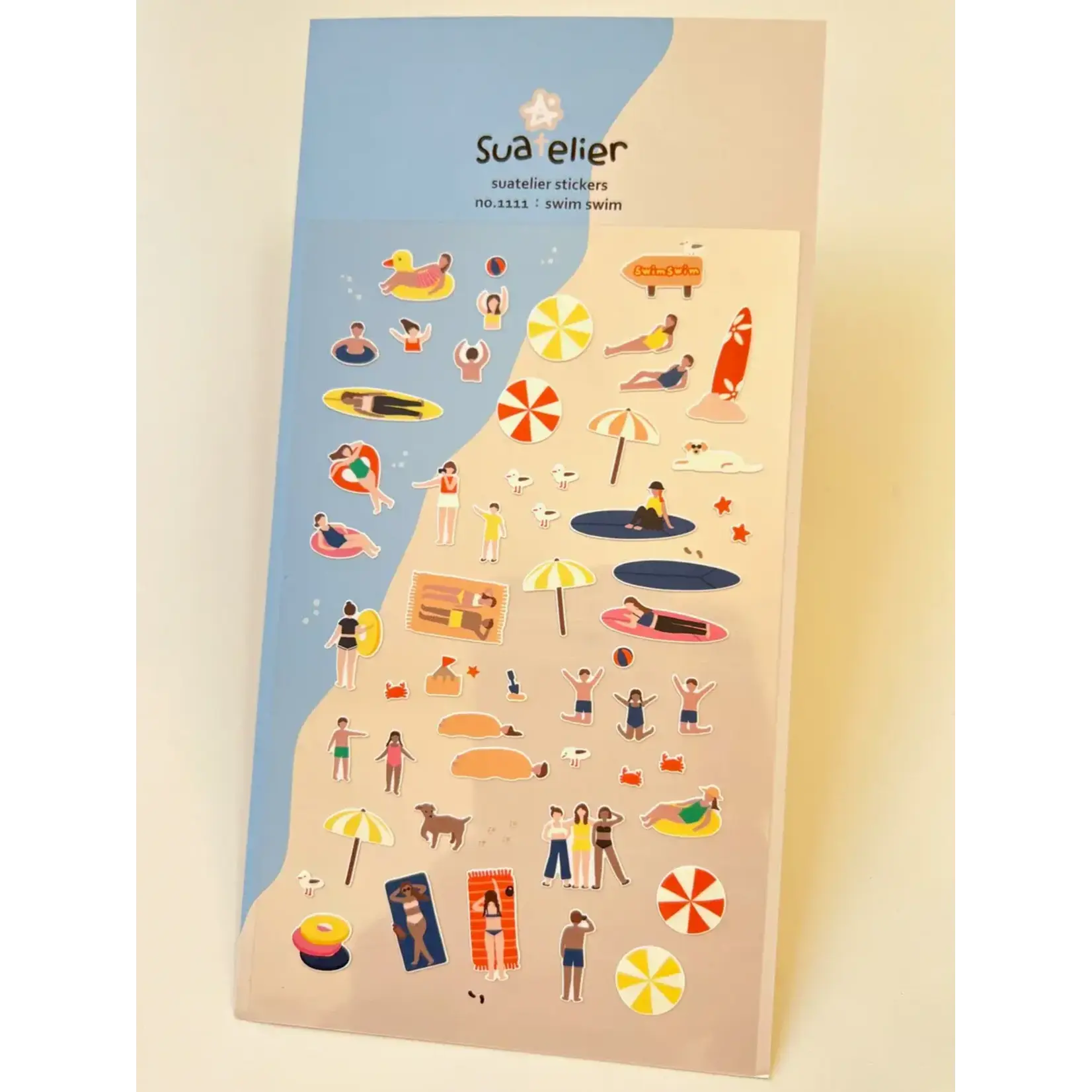 Suatelier Suatelier Swim Beach Day Stickers - 01111
