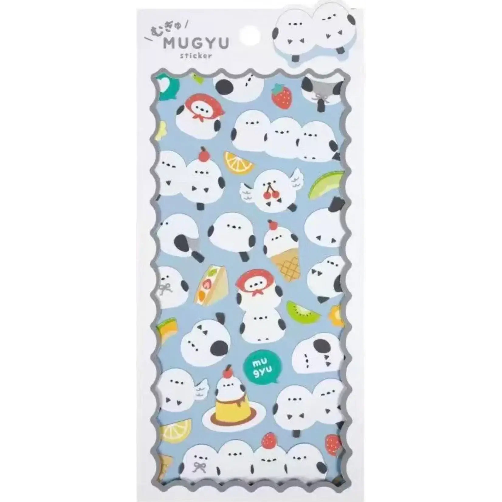 Shanle "Mugyu" Cute Animals Assorted Stickers - 11027