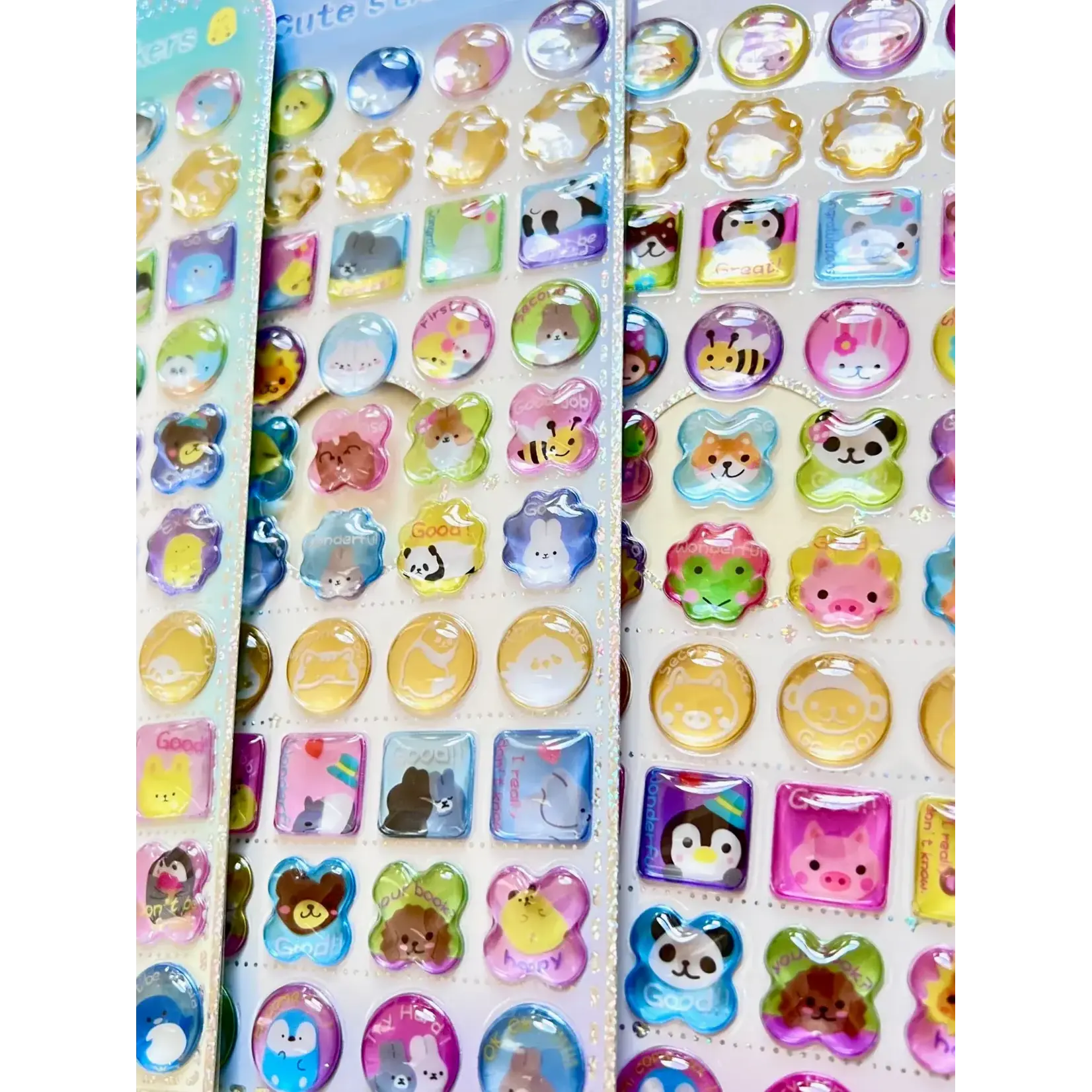 3D Reward Jewel Phone Stickers Assorted Stickers - 11087