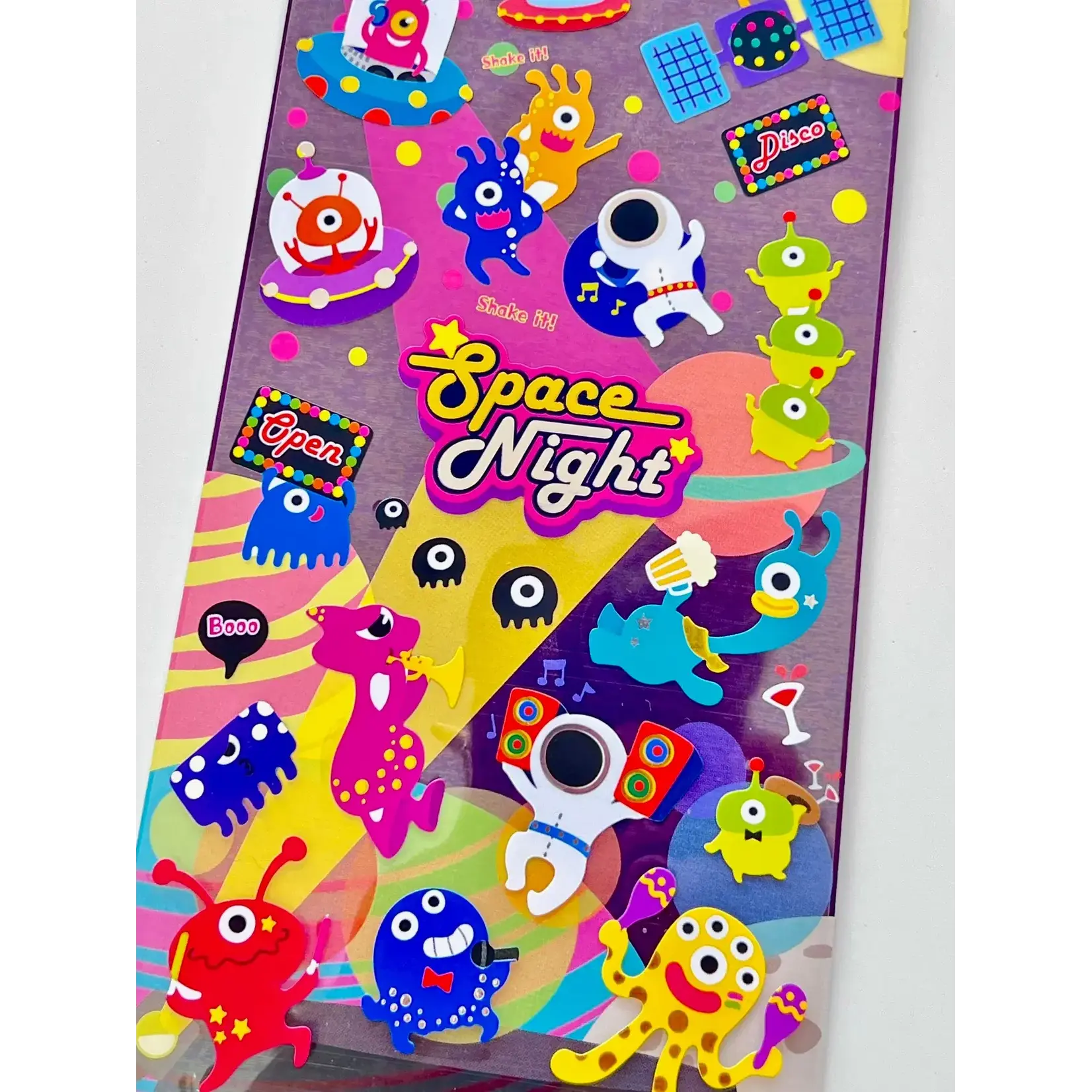Latech Alien Space Night Stickers - 42959
