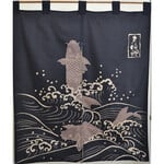 Noren - "Married couple" Koi 83cm x 90cm