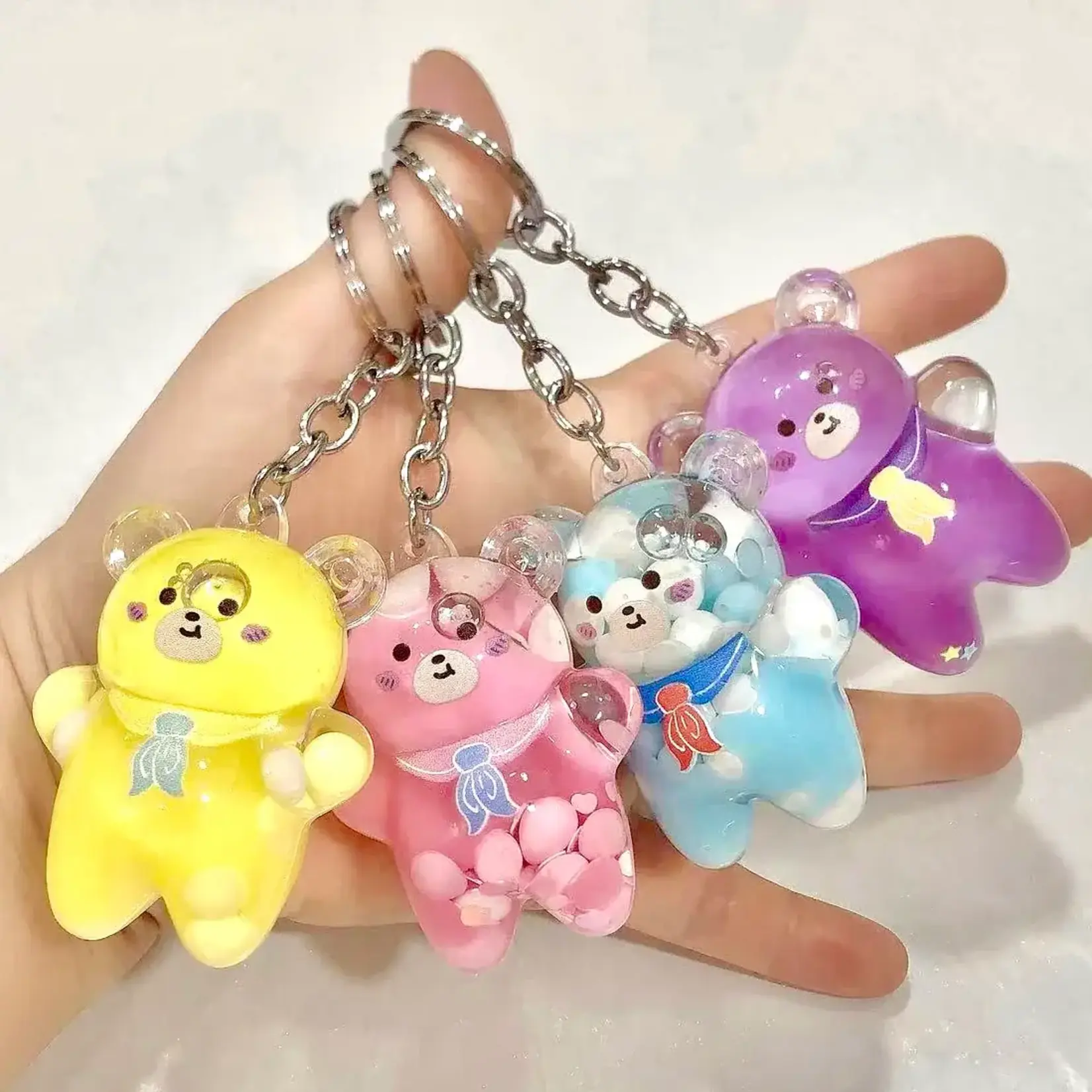 Bear Floaty Charm Keyring - 12108