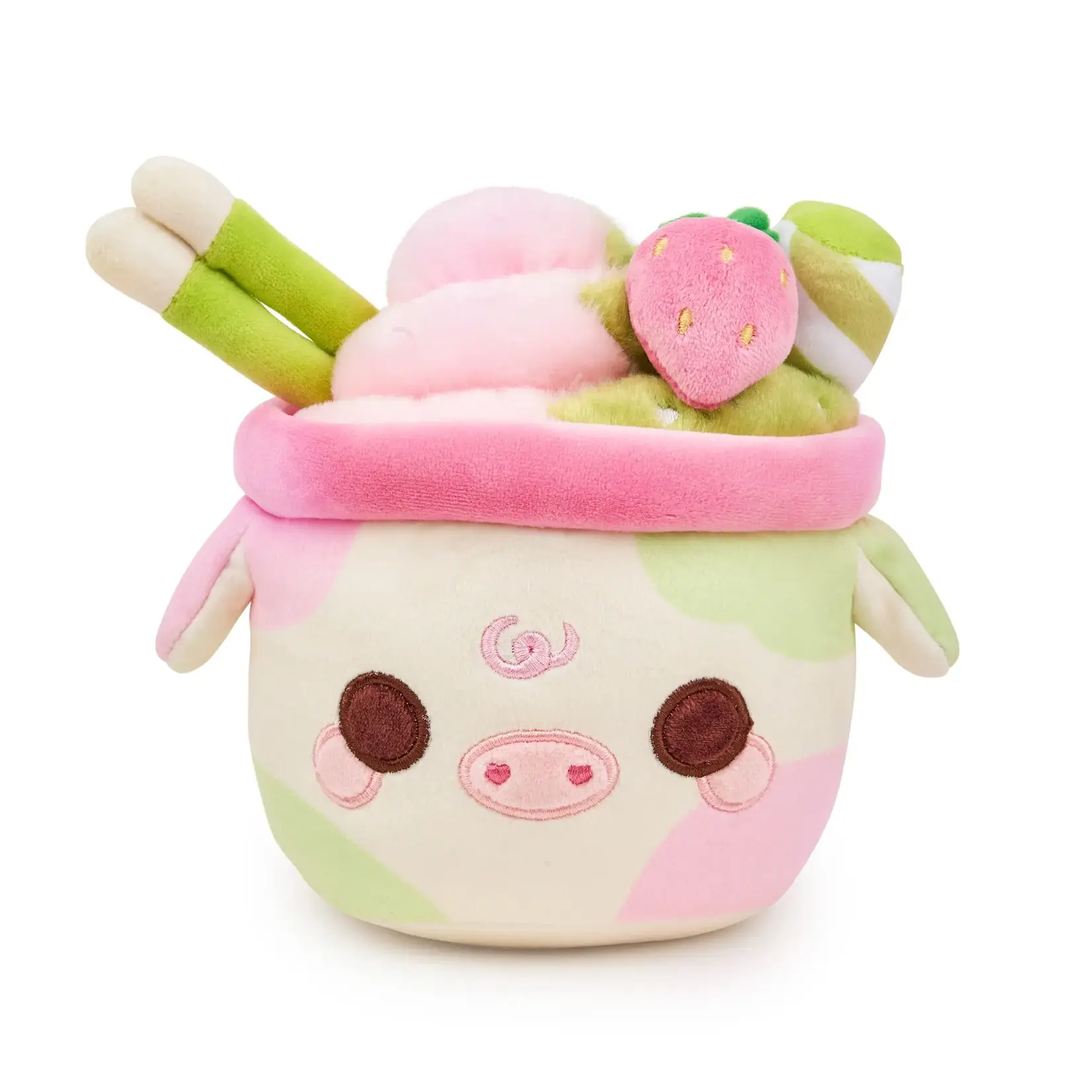 Cuddle Barn Lil Series - Strawberry Matcha Mooshake (Scented Cute Drink)