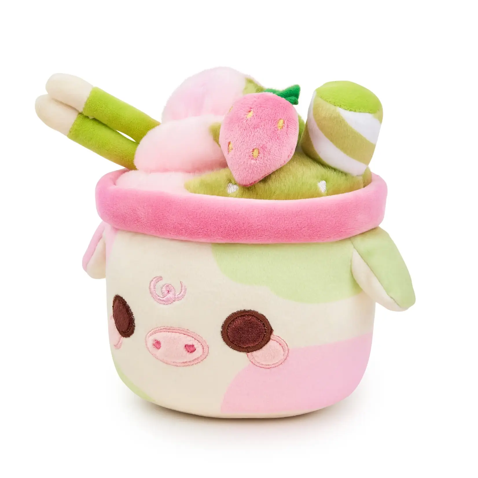 Cuddle Barn Lil Series - Strawberry Matcha Mooshake (Scented Cute Drink)