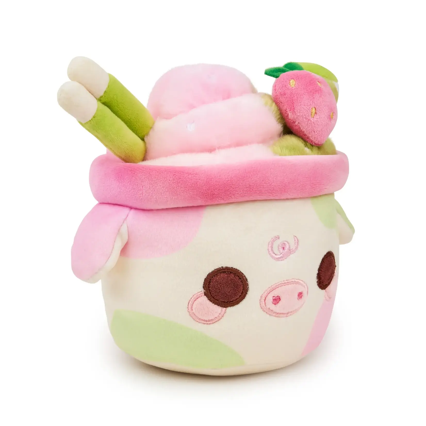 Cuddle Barn Lil Series - Strawberry Matcha Mooshake (Scented Cute Drink)
