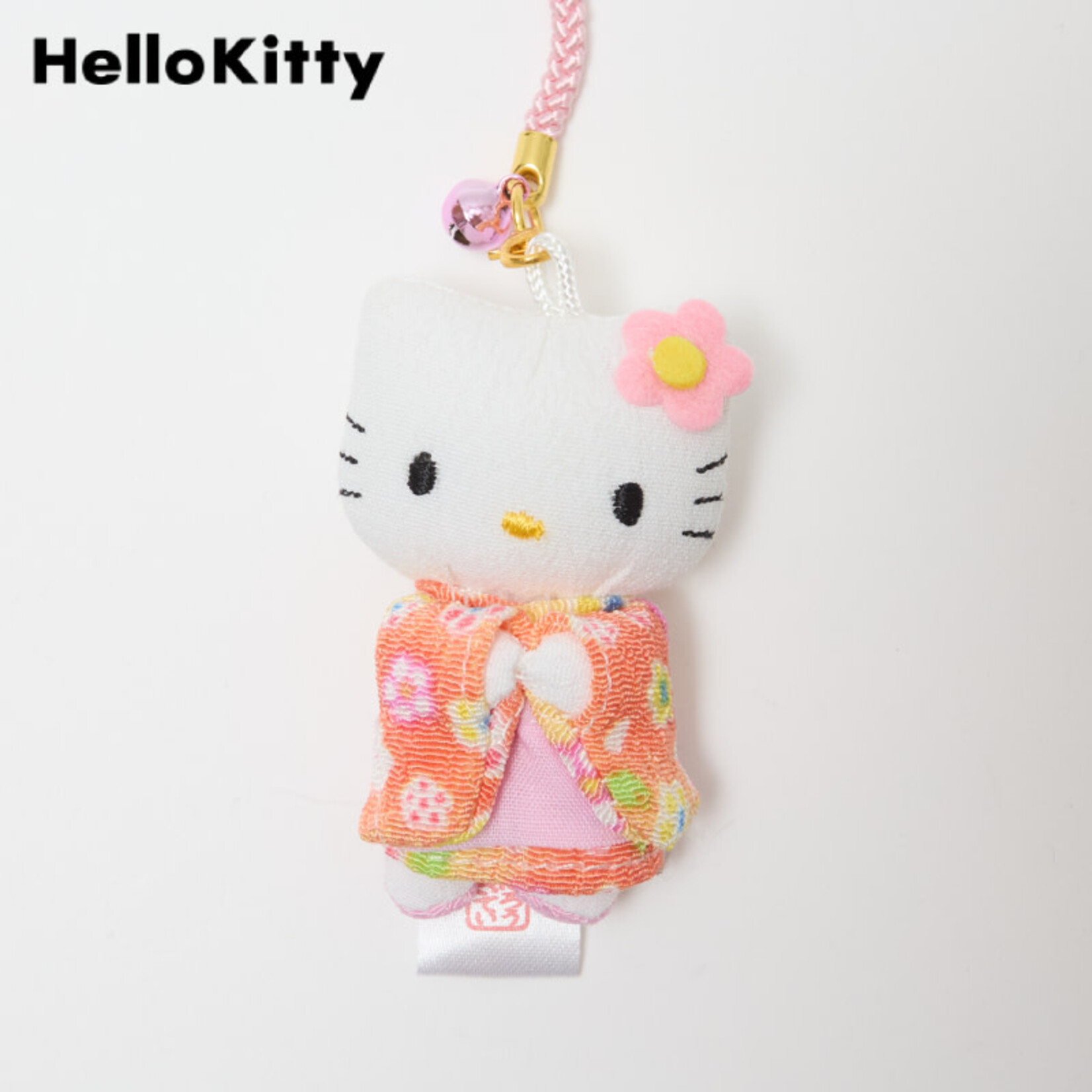 Hello Kitty Kimono Netsuke Keyring