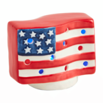 Mud Pie American Flag Light-Up Sitter