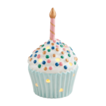 Mud Pie Cupcake Light-Up Sitter
