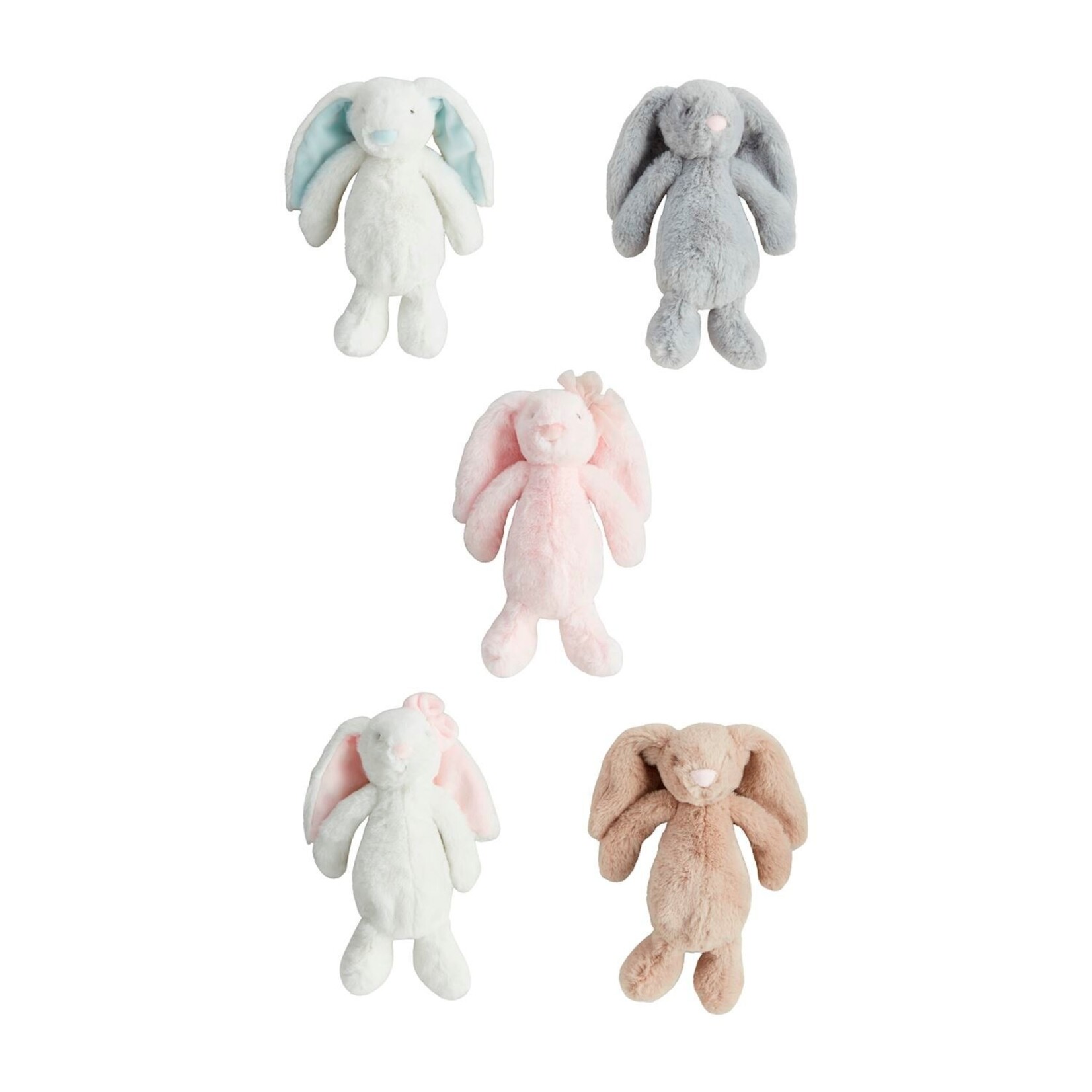 Mud Pie Mini Bunny Plush - Assorted 5-3/4"