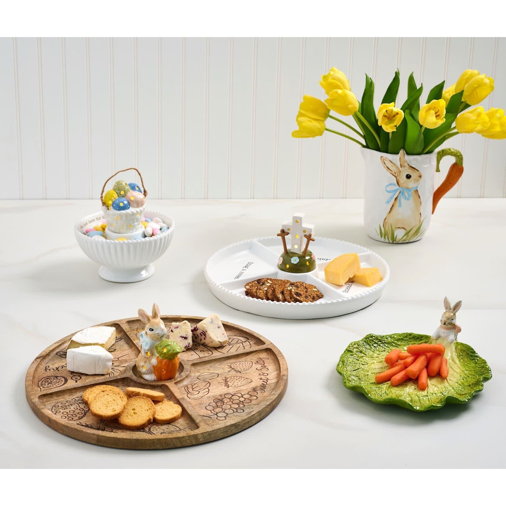 Mud Pie Easter Bunny Light-Up Sitter