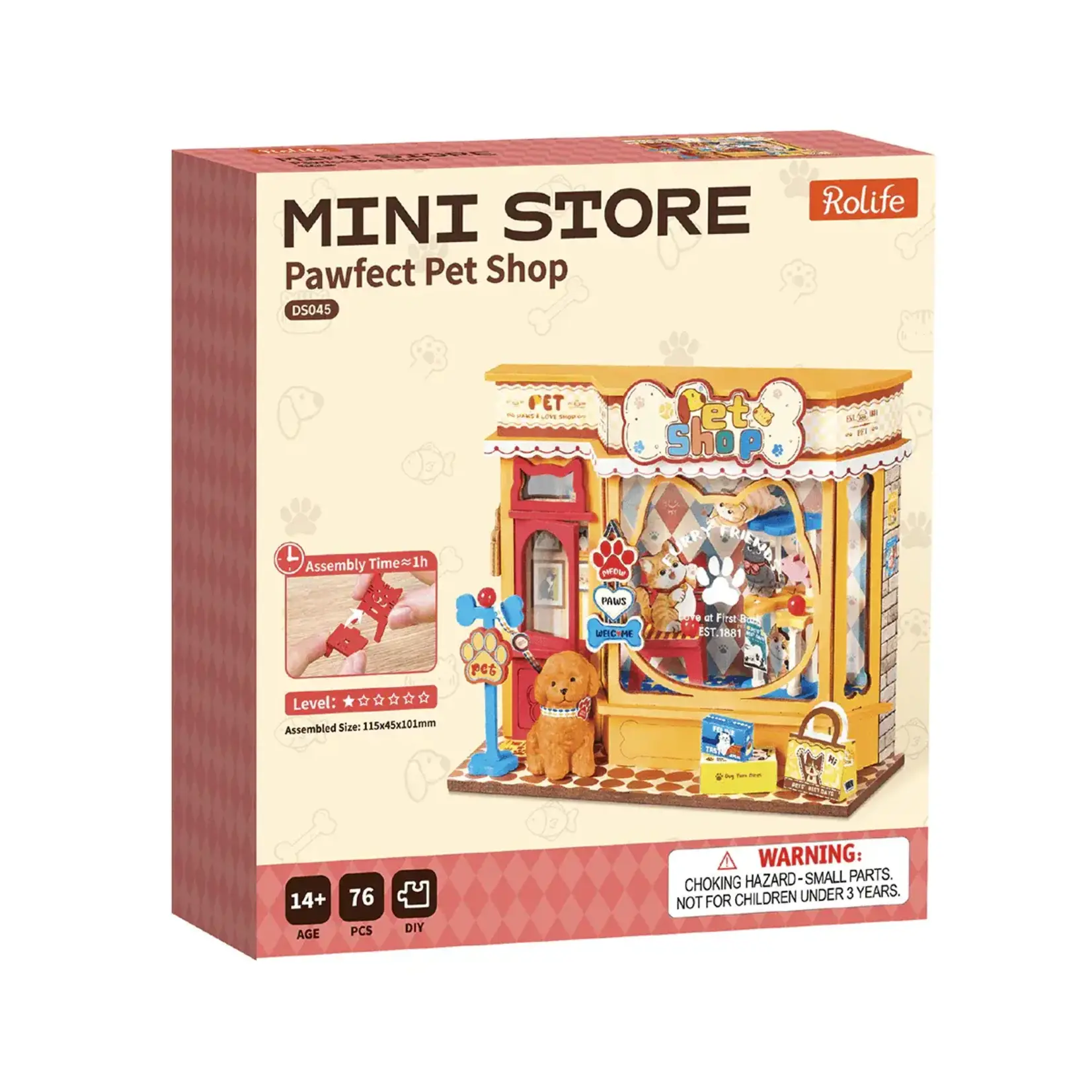 Rolife Rolife - Perfect Paw Shop (Mini Store DIY)  - DS045