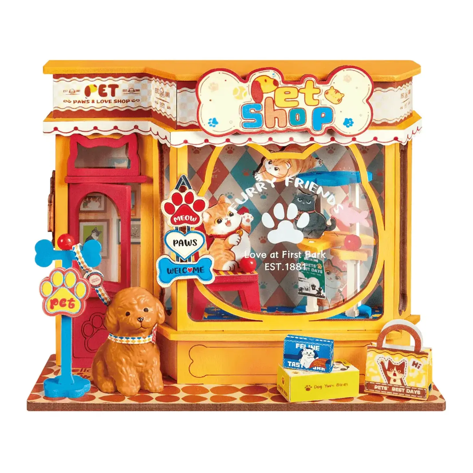 Rolife Rolife - Perfect Paw Shop (Mini Store DIY)  - DS045