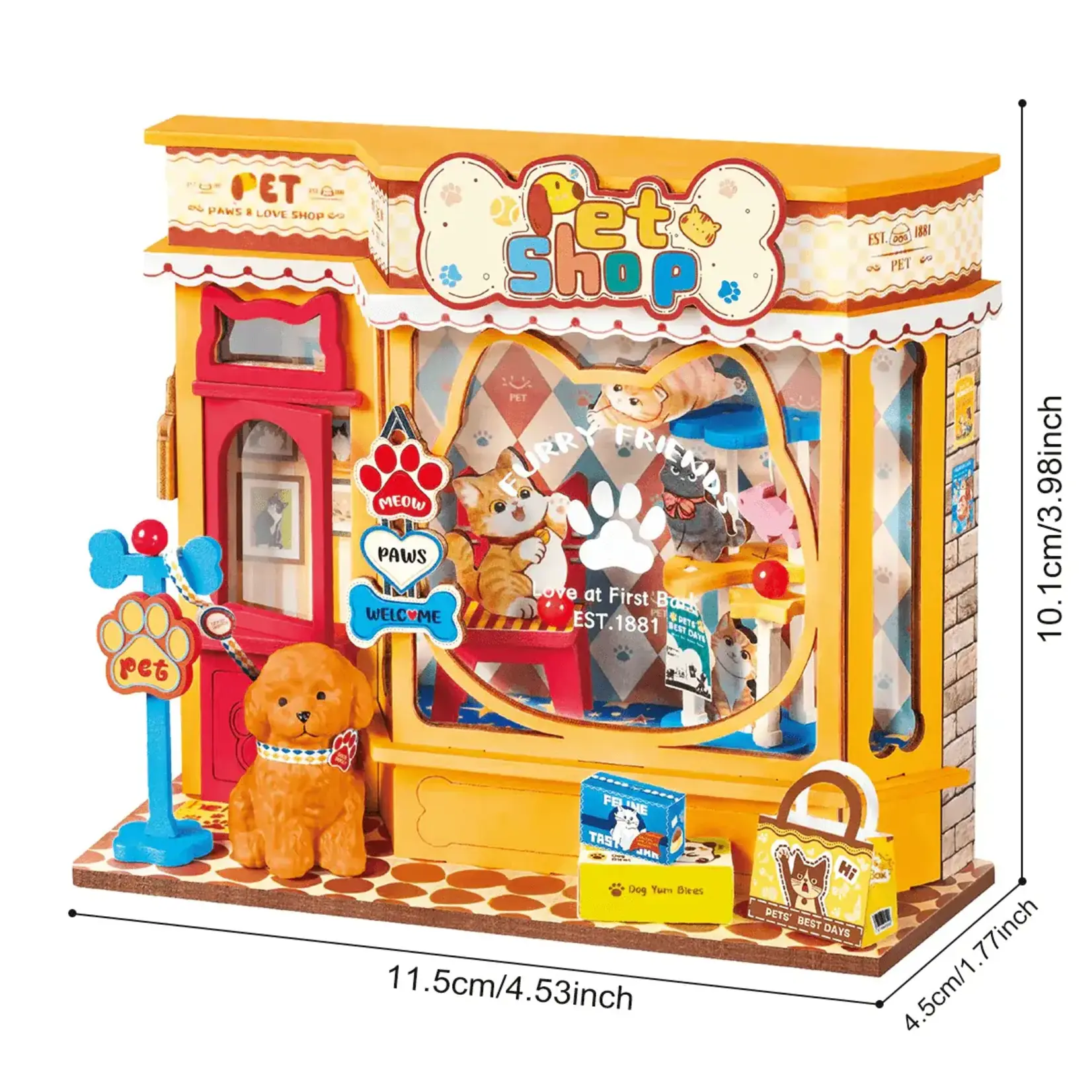 Rolife Rolife - Perfect Paw Shop (Mini Store DIY)  - DS045