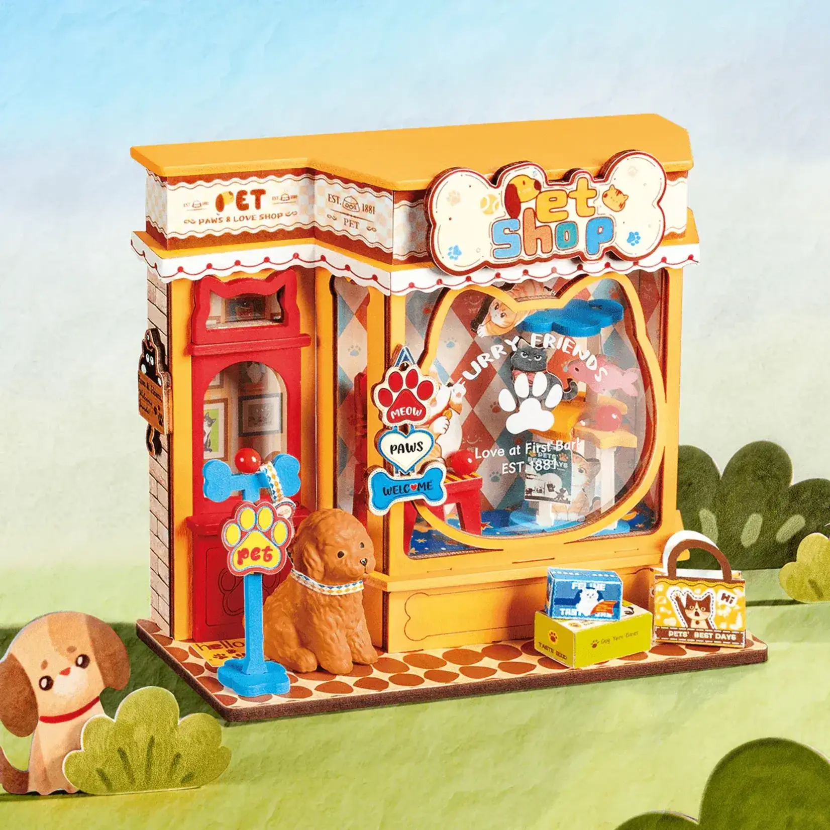 Rolife Rolife - Perfect Paw Shop (Mini Store DIY)  - DS045