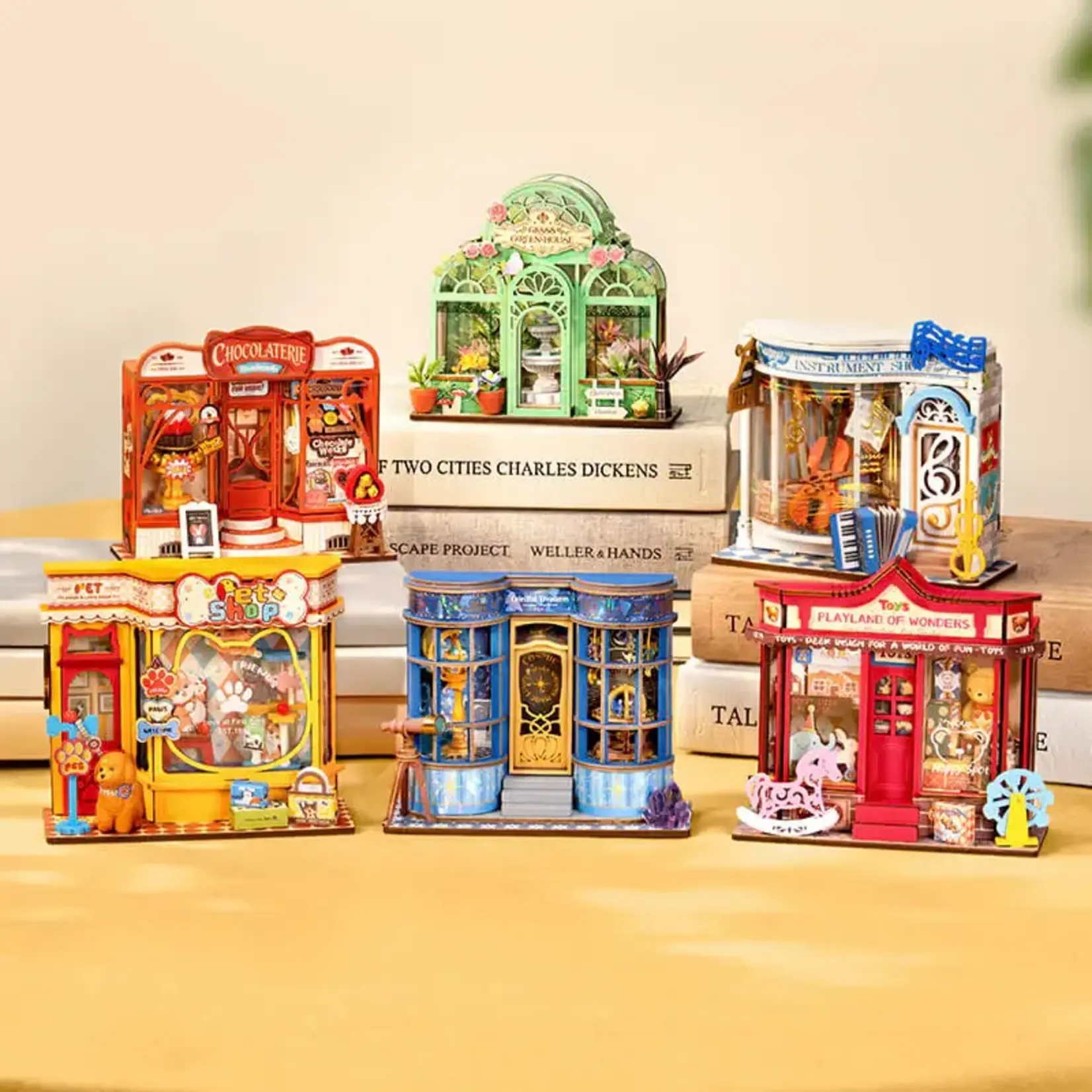 Rolife Rolife - Green Fountain Garden (Mini Store DIY)  - DS049