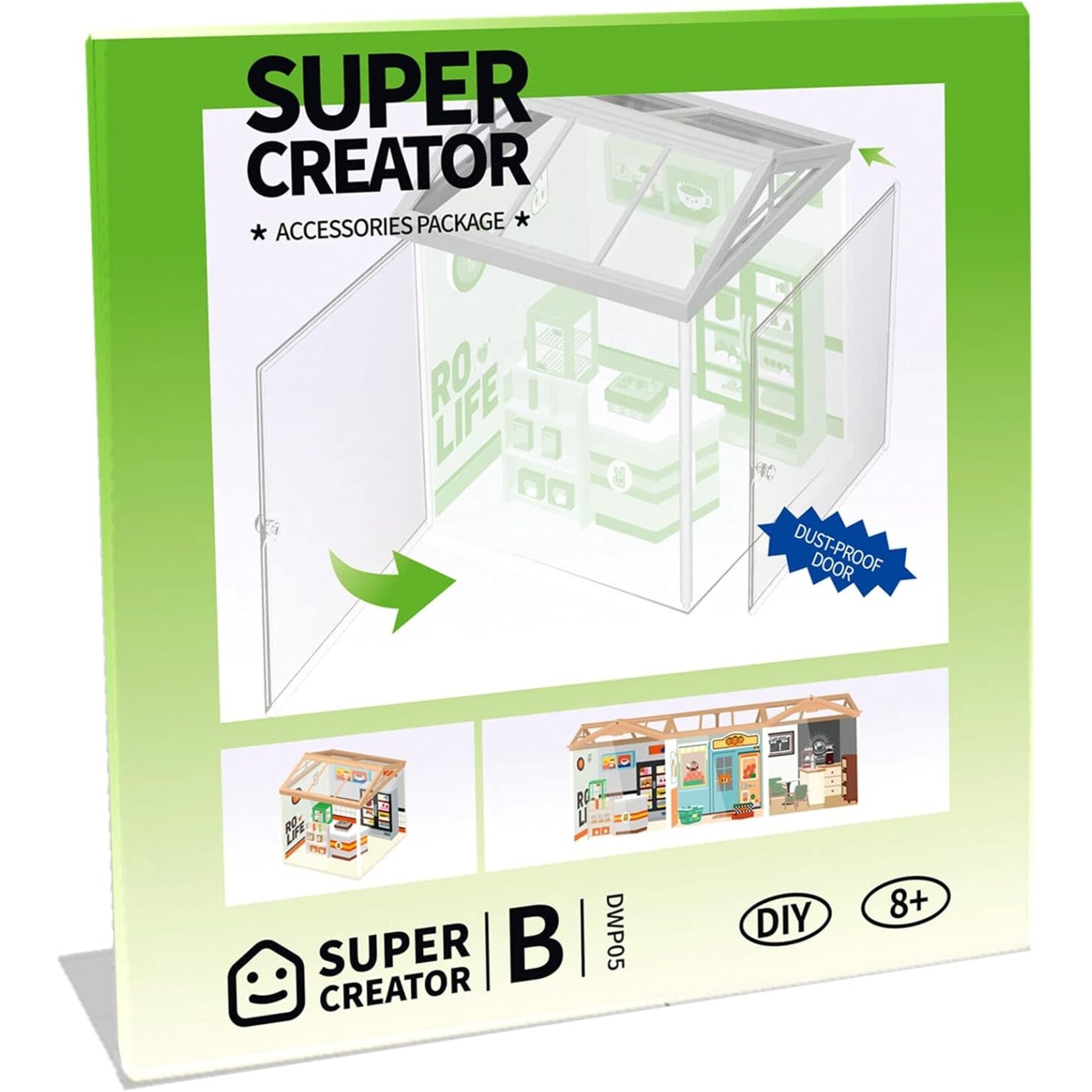 Rolife Rolife - Dust-proof Window B (1 piece) for Super Store Series DWP05