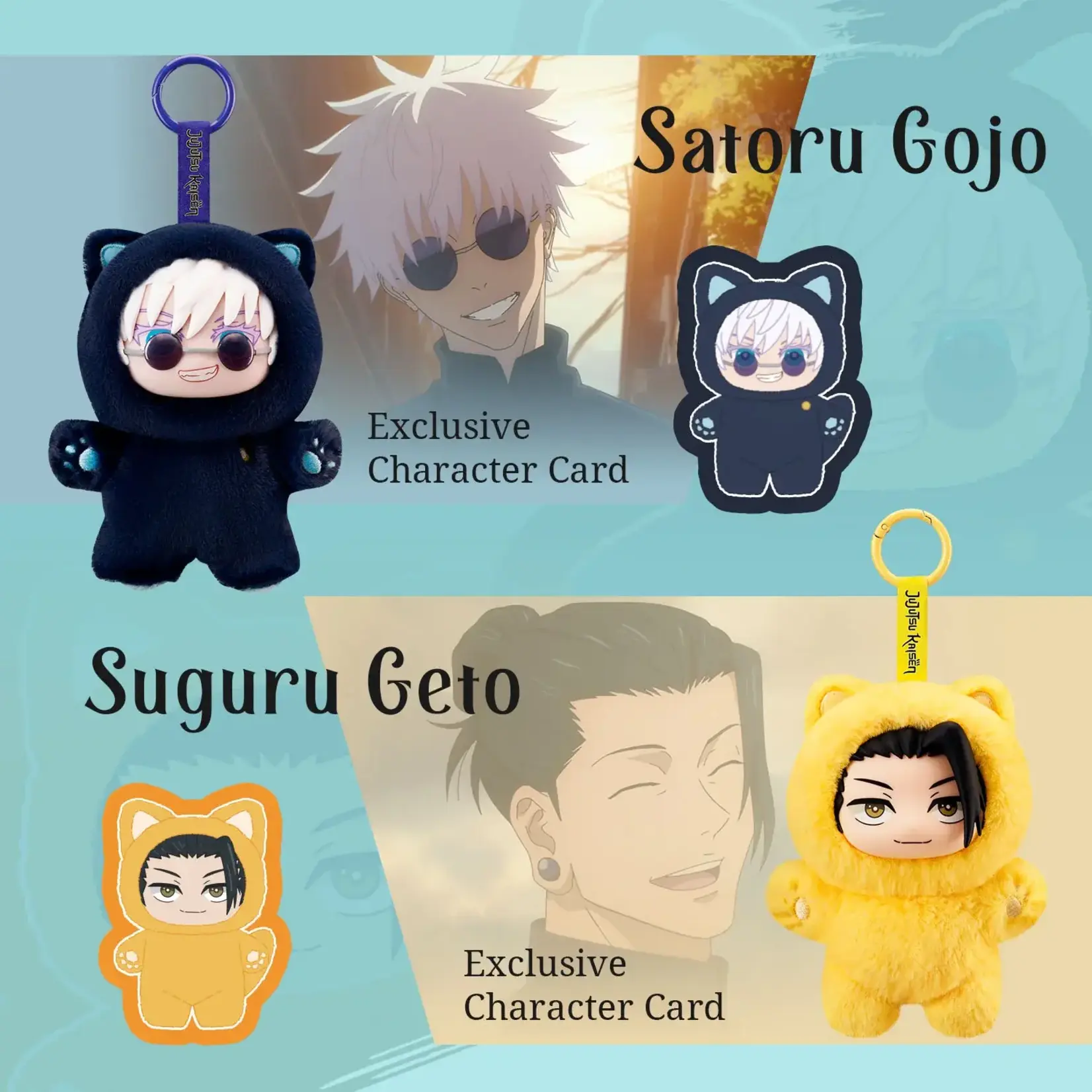Puremind Blind Box - Jujutsu Kaisen Cat Ear Plush Series 2726