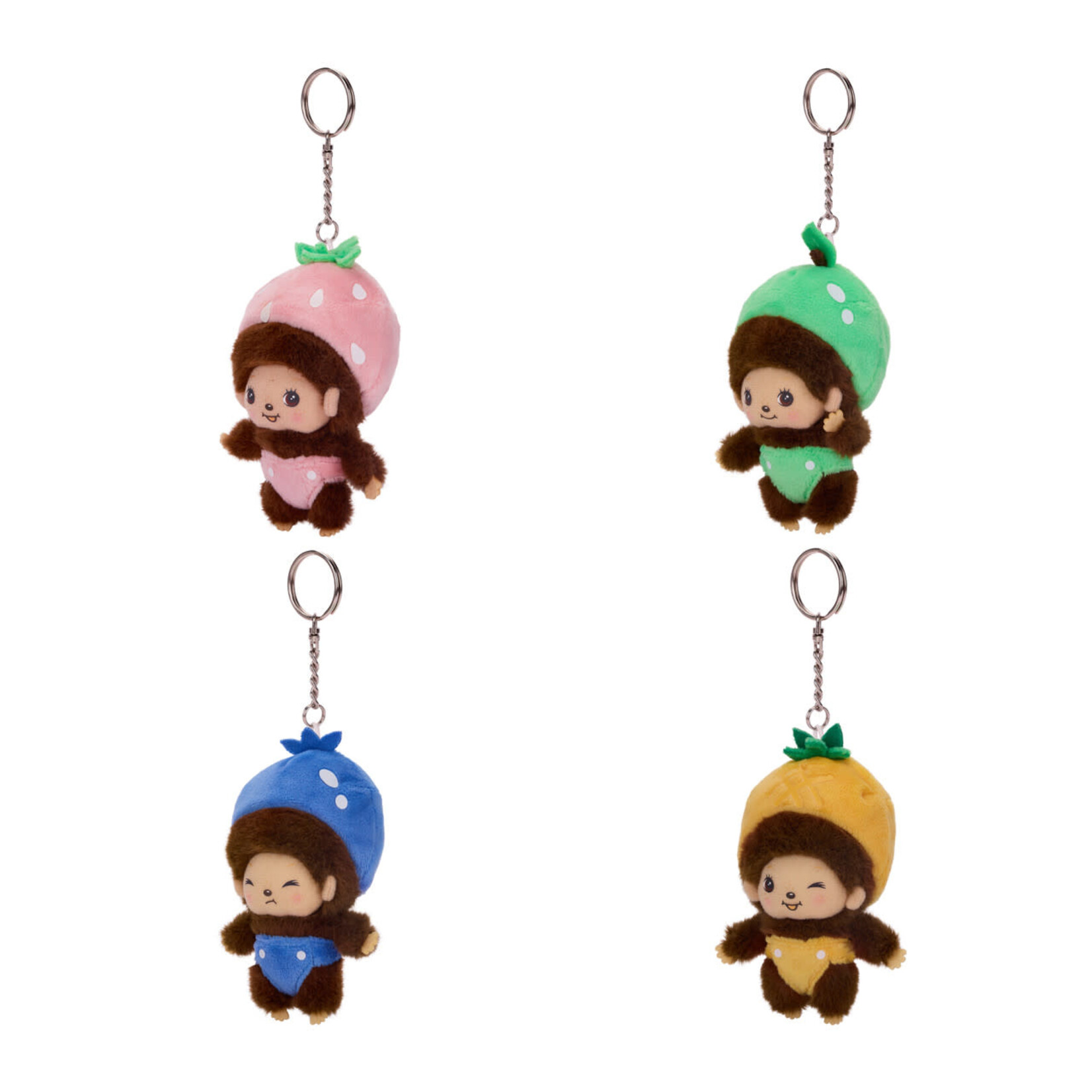 Blind Box - Monchhichi Baby Fruits Keychain Plush GSB03039