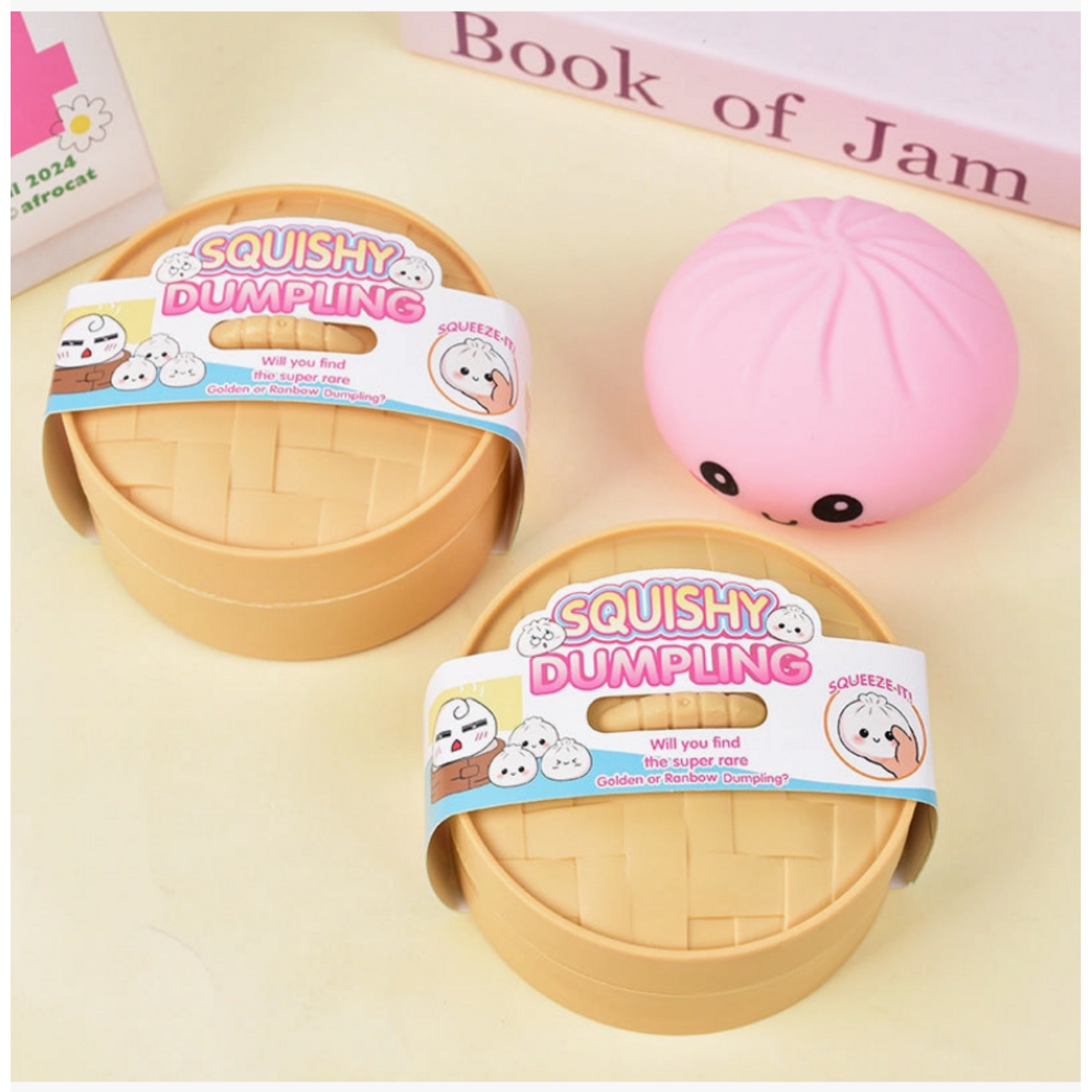 Blind Box - Squishy Dumpling - Jumbo Cartoon - Solid Color