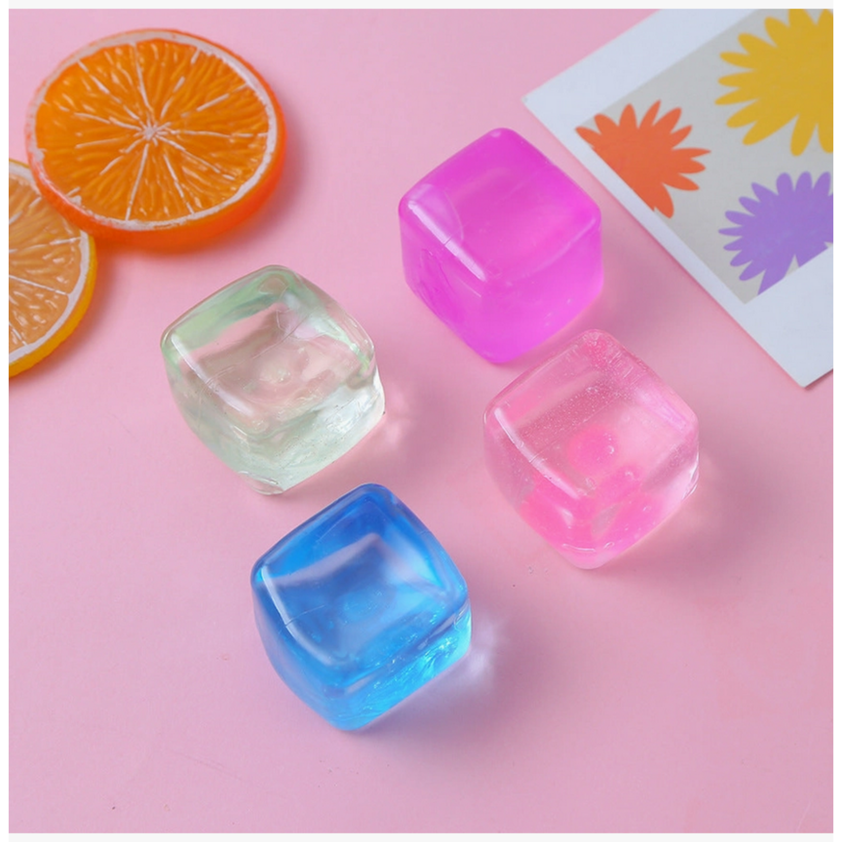 Squishy Nice Cube - Slow Resistance - Pure Clear