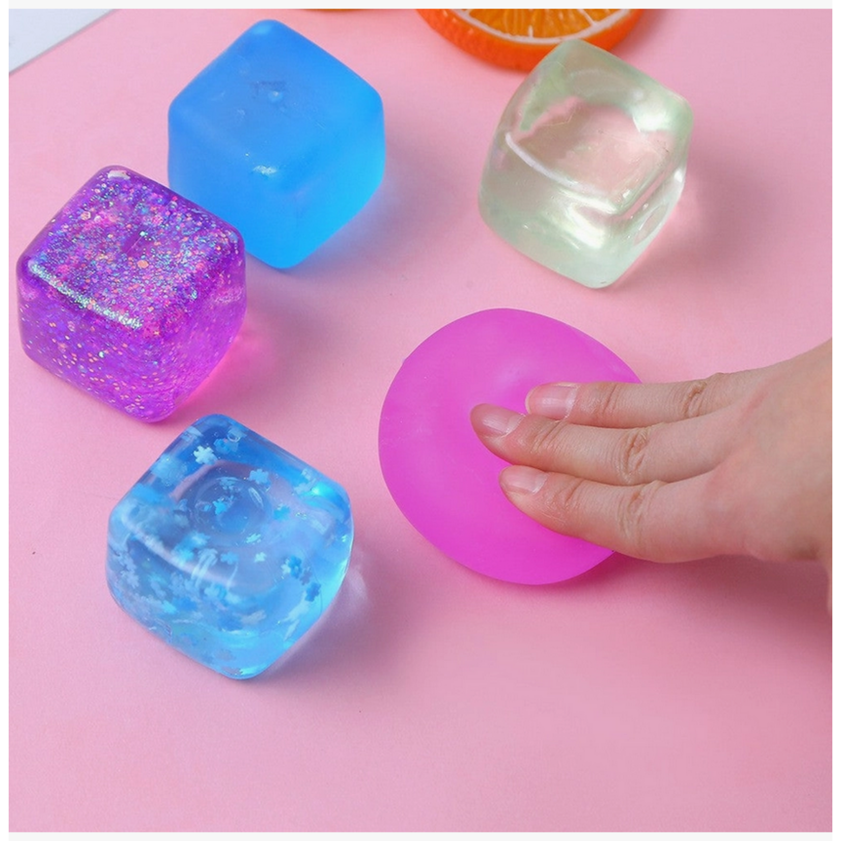 Squishy Nice Cube - Slow Resistance - Pure Clear