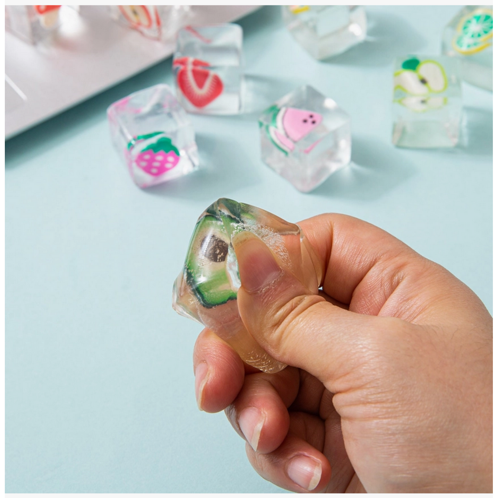 Squishy Fruit Ice Cube - Slow Rising