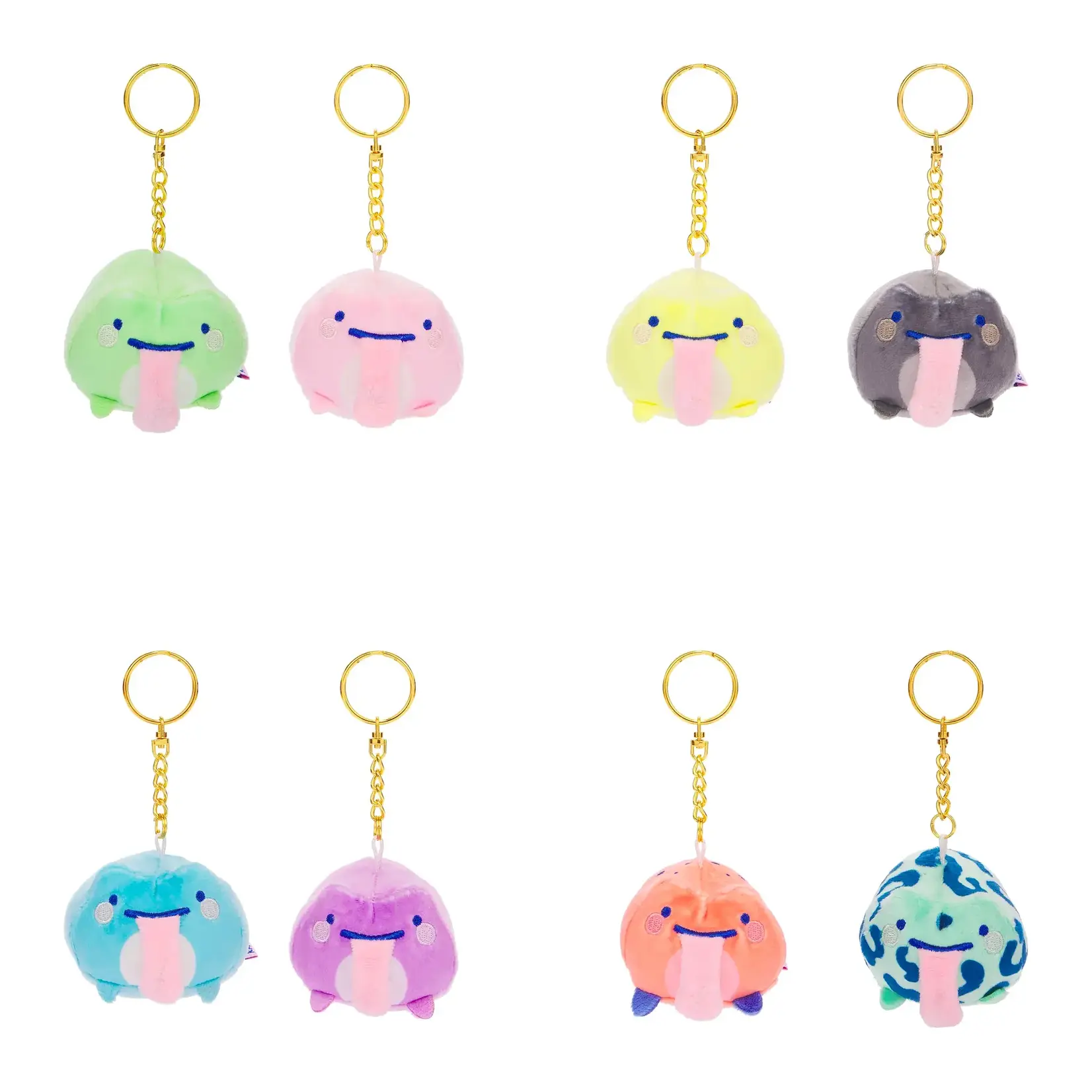 Rainylune Rainylune Kissing NPC Frogs with Magnetic Tongues Keychain Plush GSB02036