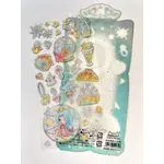 Nekoni Blue Shiny Princess Stickers - 51034