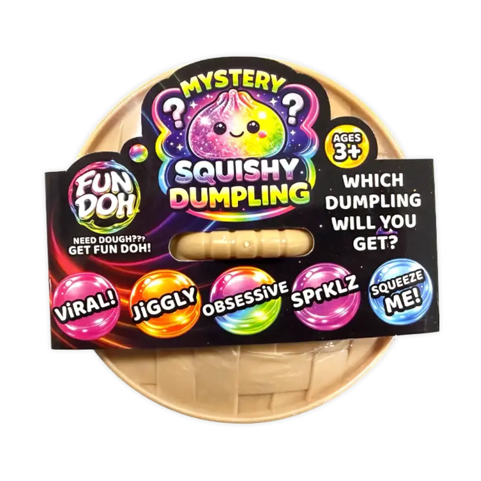 Fun Doh Blind Box - Squishy Dumpling - Sparkly Colors