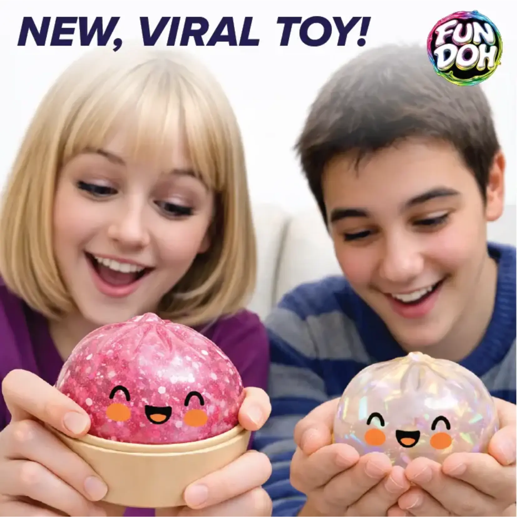 Fun Doh Blind Box - Squishy Dumpling - Sparkly Colors